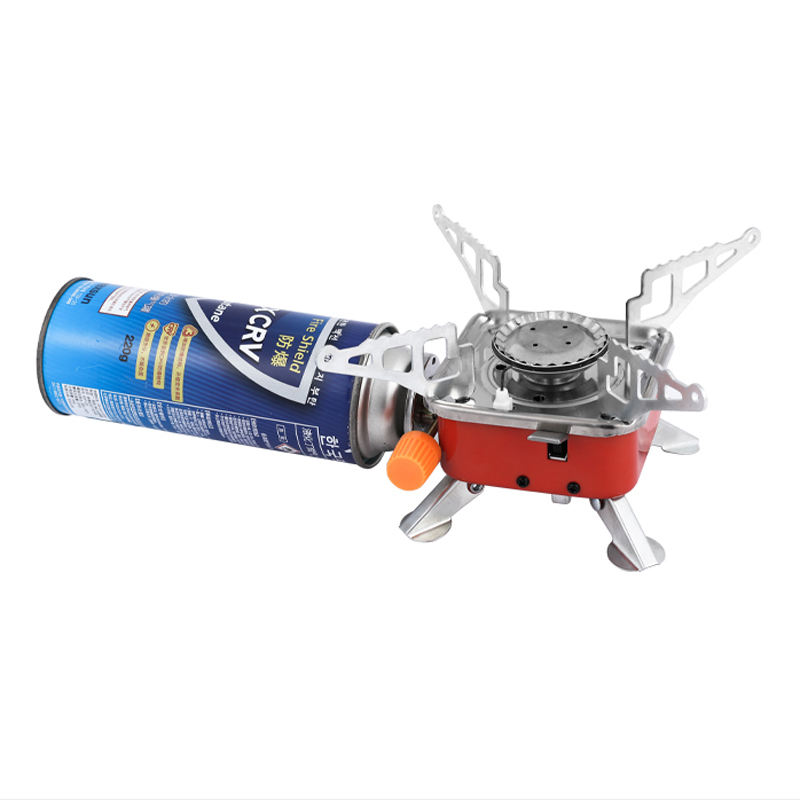Card-Type Mini Camping Stove Folded Flat - Outdoors BD