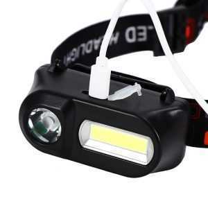 Outdoor Multifunctional USB interface charging camping headlight