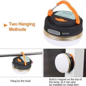 Outdoor Camping USB Rechargeable Hanging Tent Light