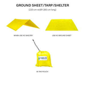 Waterproof Multi Purpose Tarp Shelter 8.5*7.5 Feet