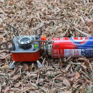 Card type mini camping stove & sun butane gas can combo offer