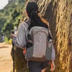 Sport Backpack Large Capacity Waterproof Outdoor Rucksack Fixed Webbing Polyester Mountaineering Bag