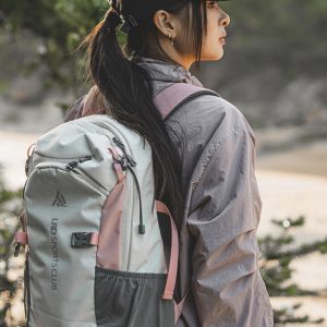 Sport Backpack Large Capacity Waterproof Outdoor Rucksack Fixed Webbing Polyester Mountaineering Bag