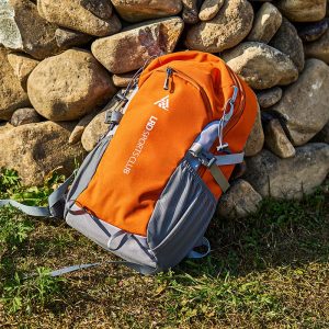 Sport Backpack Large Capacity Waterproof Outdoor Rucksack Fixed Webbing Polyester Mountaineering Bag