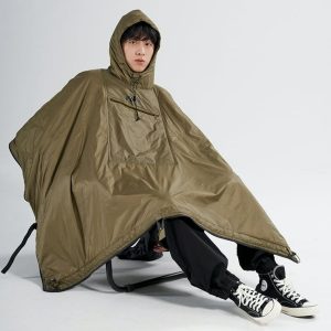 MOBI GARDEN ‘Mobi Villa’ Ultra-Light 3-in-1 Insulated Camping Poncho & Sleeping Blanket