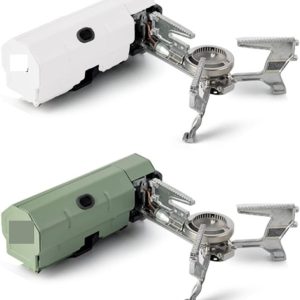 Ultra-Portable Folding Card Type Magnetic Butane Gas Camping Stove