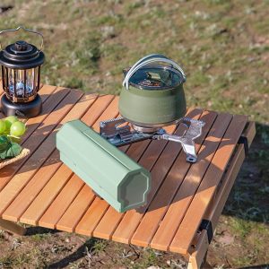 Ultra-Portable Folding Card Type Magnetic Butane Gas Camping Stove