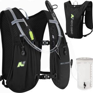 NEVO RHINO Trail Pro 5L Running Hydration Vest with 1.5L Water Bladder | Ultra-Light, No-Bounce Marathon & Hiking Pack Copy