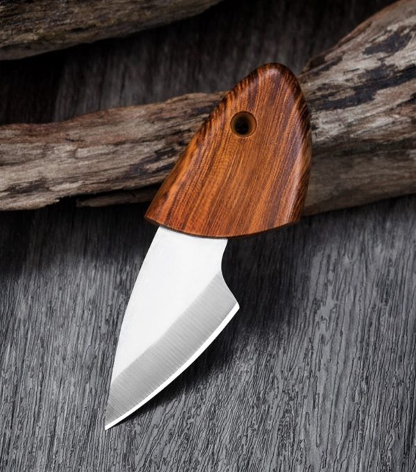 Artisan Crafted Exotic Wood Mini Pocket Knife - Image 4
