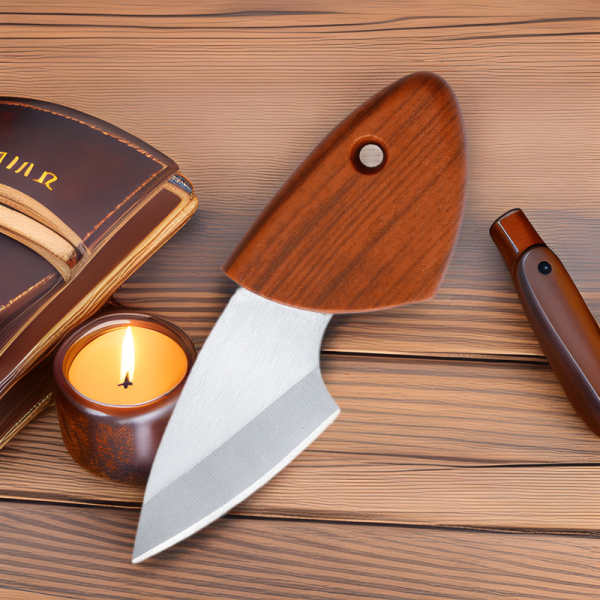 Artisan Crafted Exotic Wood Mini Pocket Knife - Image 5