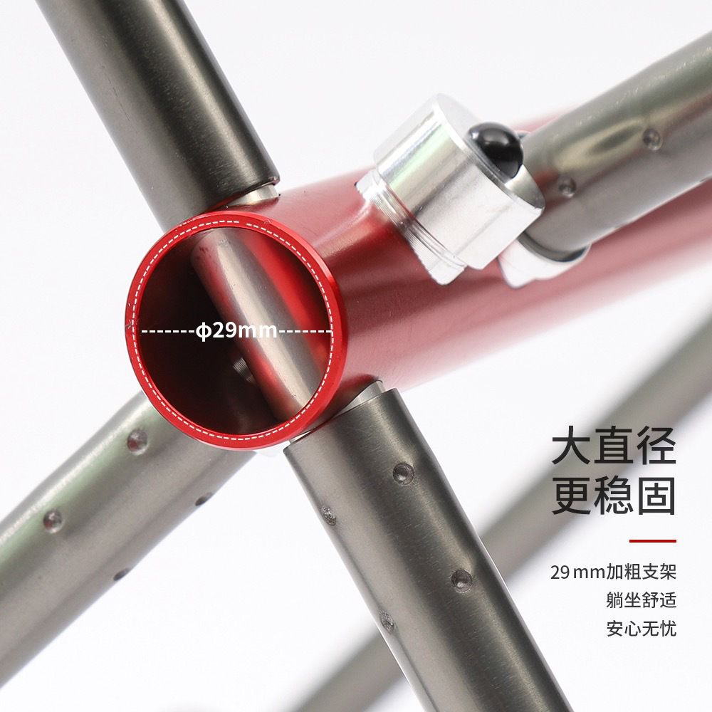 High-Back Aluminum Moon Chair with Neck Rest | Lightweight Camping