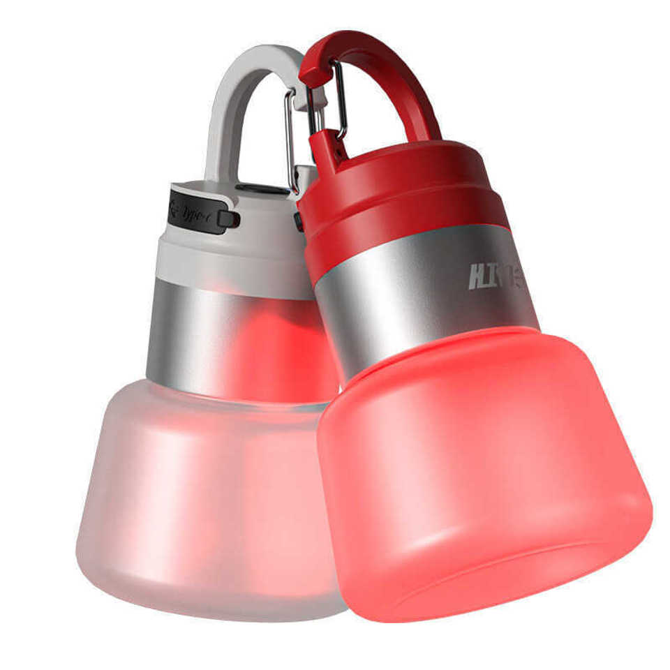 Creative Camping Water Bottle Lamp Glowing in Tent - Outdoors BD