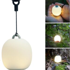 Silicone Bean Multi-Function LED Camping Light & Lanyard