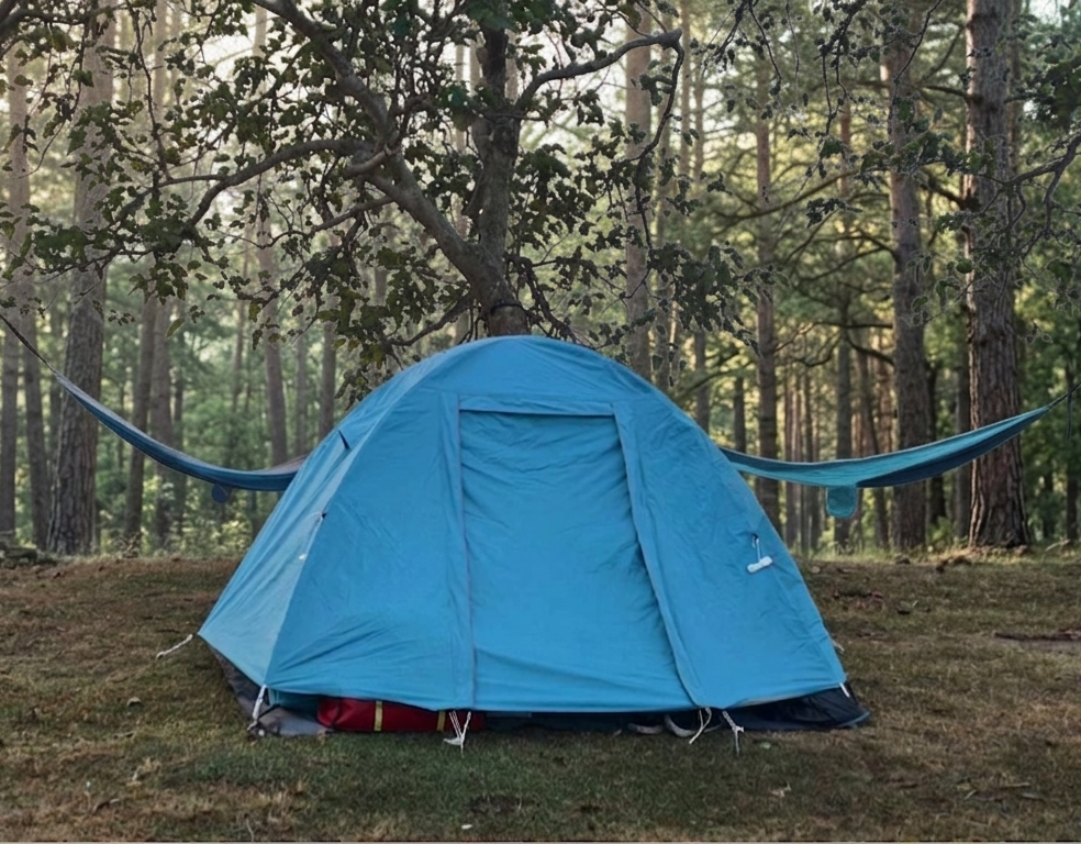 Outdoors BD 2 person double layer waterproof tent set up i