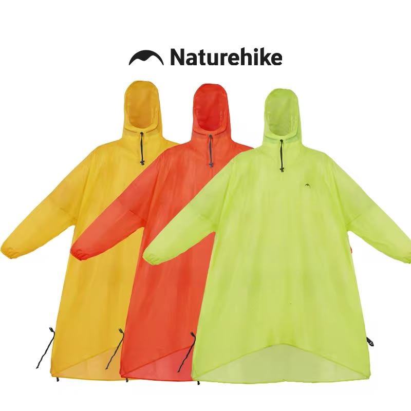 Naturehike Heavy Rain Waterproof Poncho Orange
