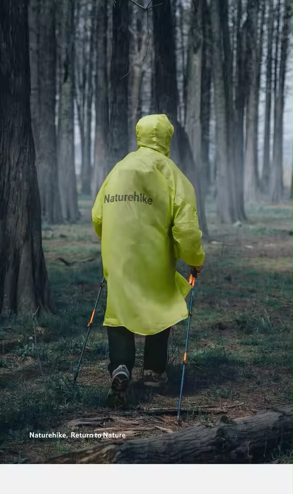 Naturehike Heavy Rain Waterproof Poncho Orange