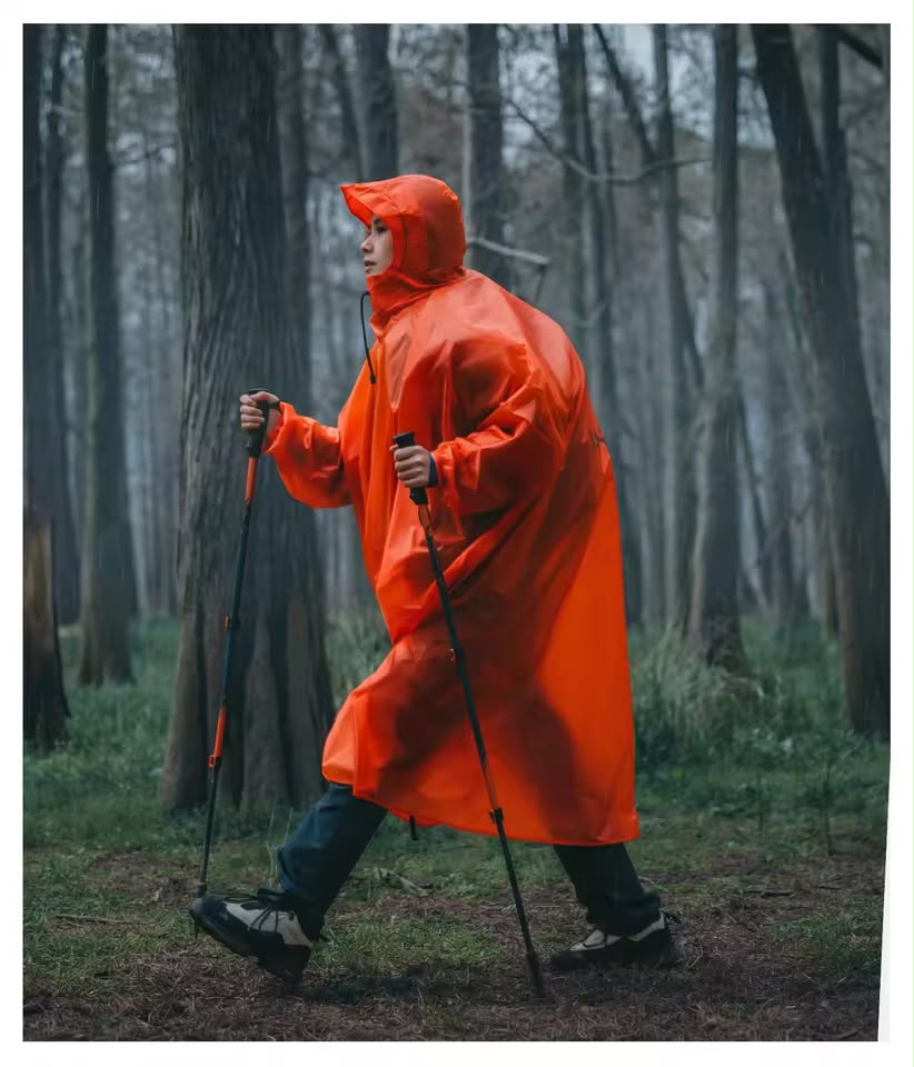 Naturehike Heavy Rain Waterproof Poncho Orange