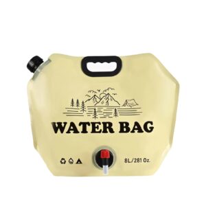 Outdoor Portable Folding 8L Water Storage Bag (Large Capacity & Thickened)