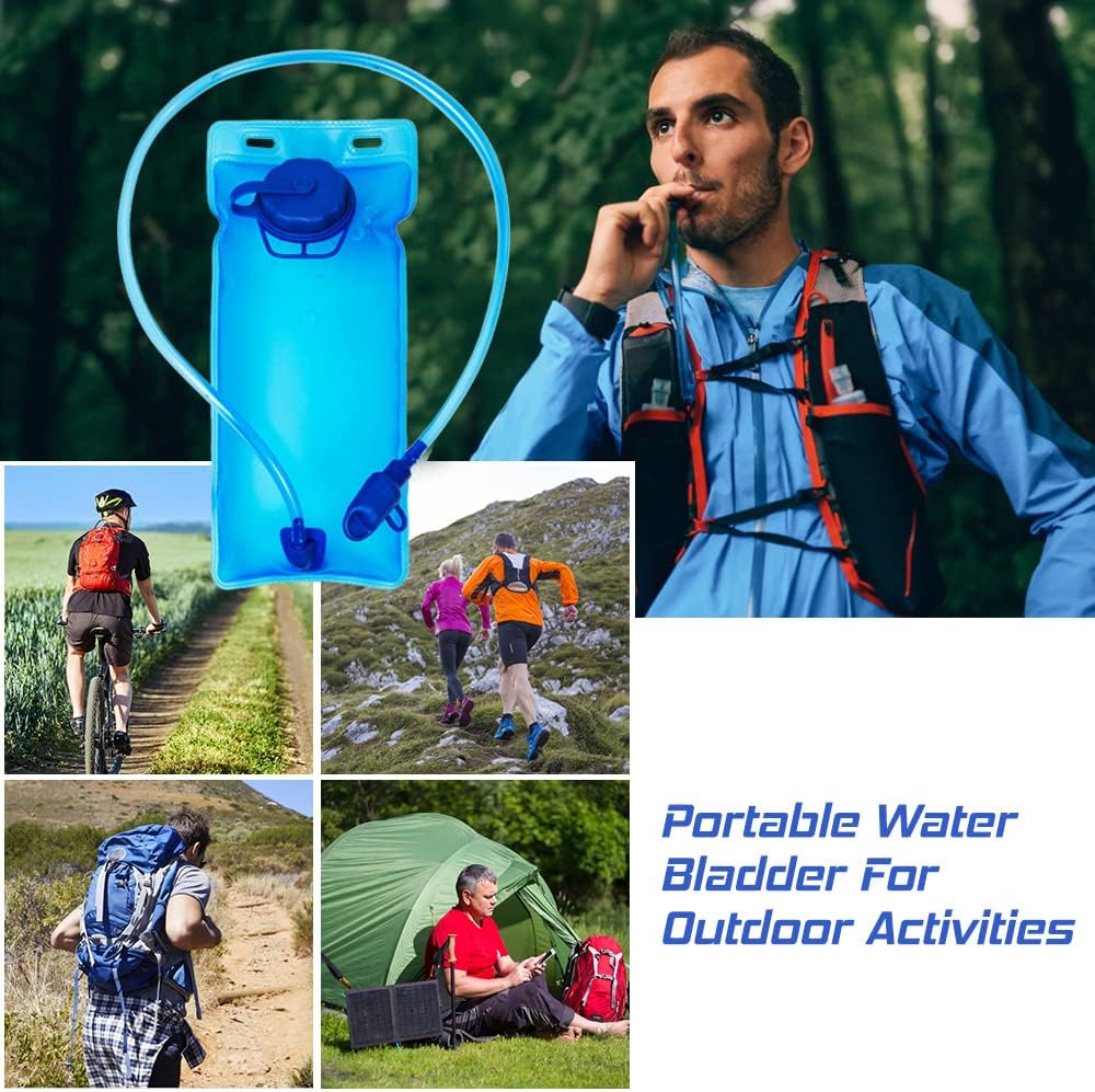 2L Outdoor EVA Hydration Water Bag with Straw - Outdoors BD