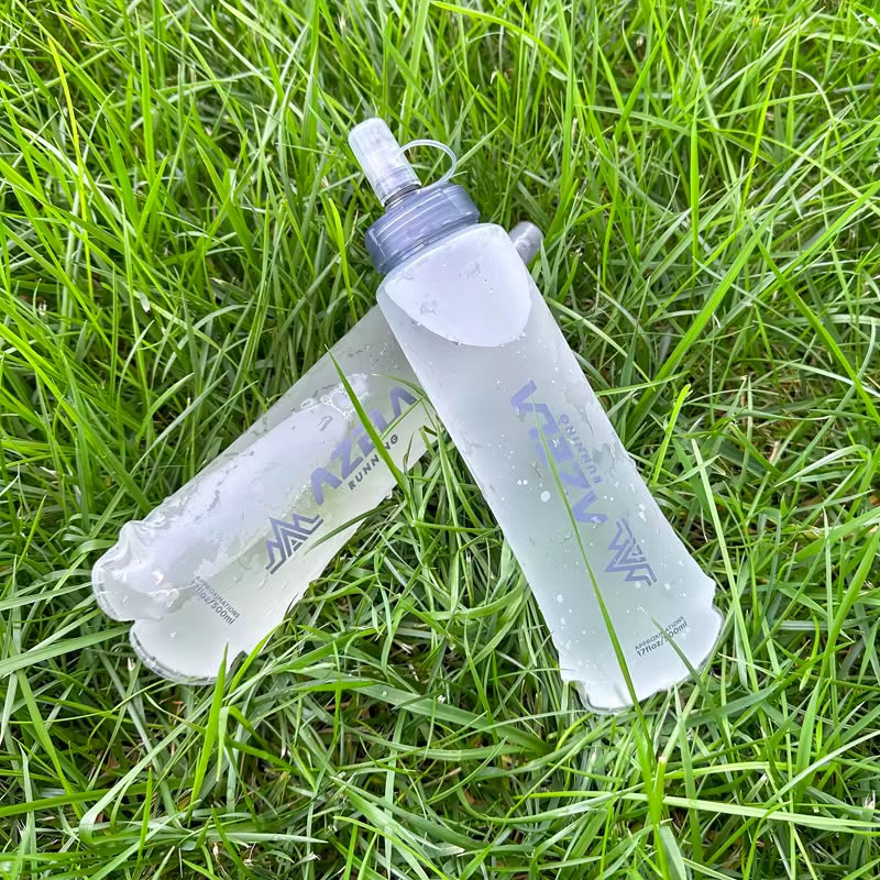 BPA-Free Soft Water Flask – Lightweight Folding Hydration Pouch for Trail Running & Marathon - Image 7