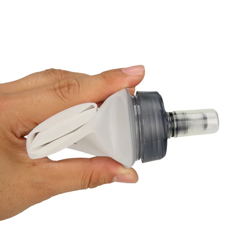 500ml Soft Water Flask Tucked Into Trail Running Vest Pocket