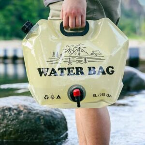 Outdoor Portable Folding 8L Water Storage Bag (Large Capacity & Thickened)
