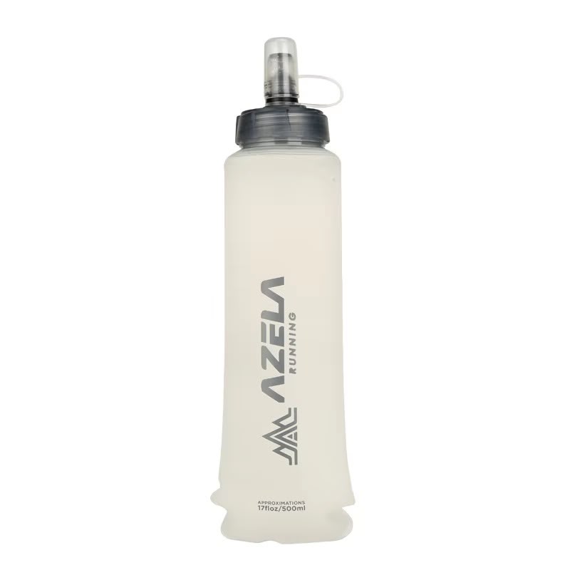 BPA-Free Soft Water Flask – Lightweight Folding Hydration Pouch for Trail Running & Marathon - Image 2