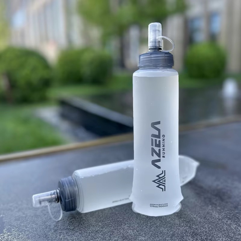BPA-Free Soft Water Flask – Lightweight Folding Hydration Pouch for Trail Running & Marathon